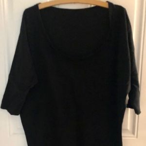 American Apparel Scoop Neck Black Dress/Tunic